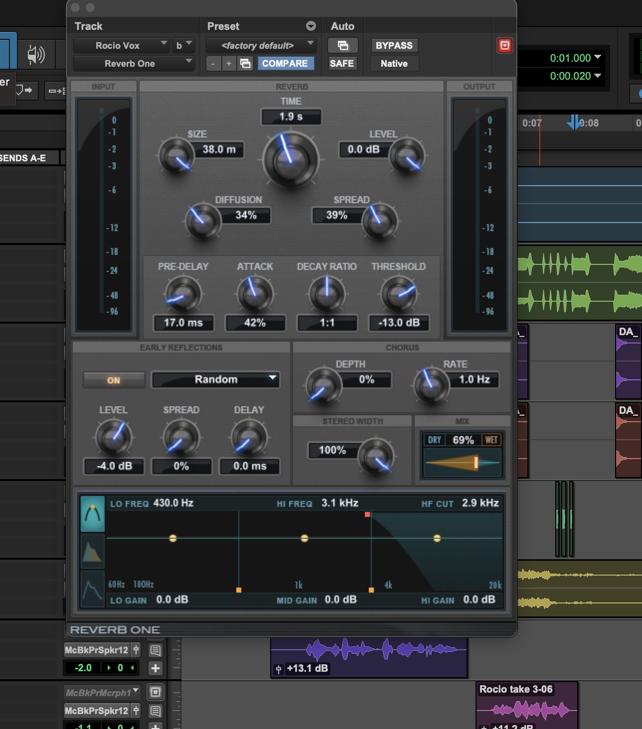 Podcast opening final mix and export stage